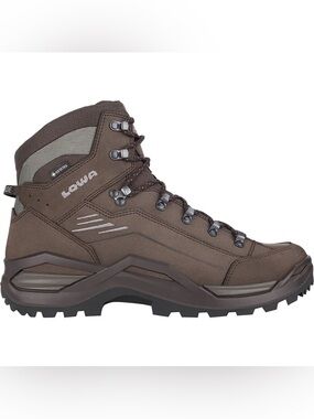 Lowa Renegade Evo GTX Mid Boots Mens 10.5 Espresso/Seagrass NIB Waterproof Boots